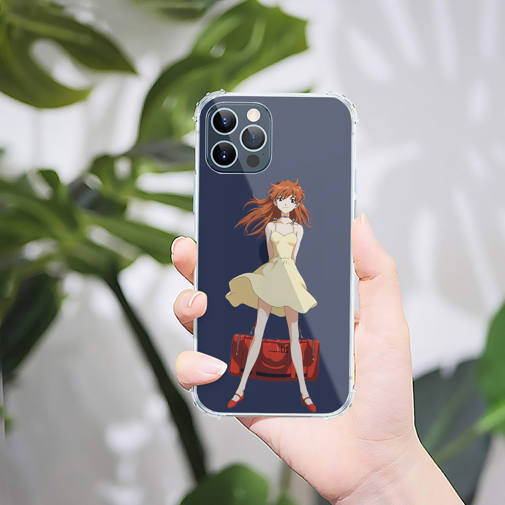（画像用） EVA 新世紀エヴァンゲリオン 【iPhone 12シリーズ対応】透明スマホケース（クリアソフトケース）